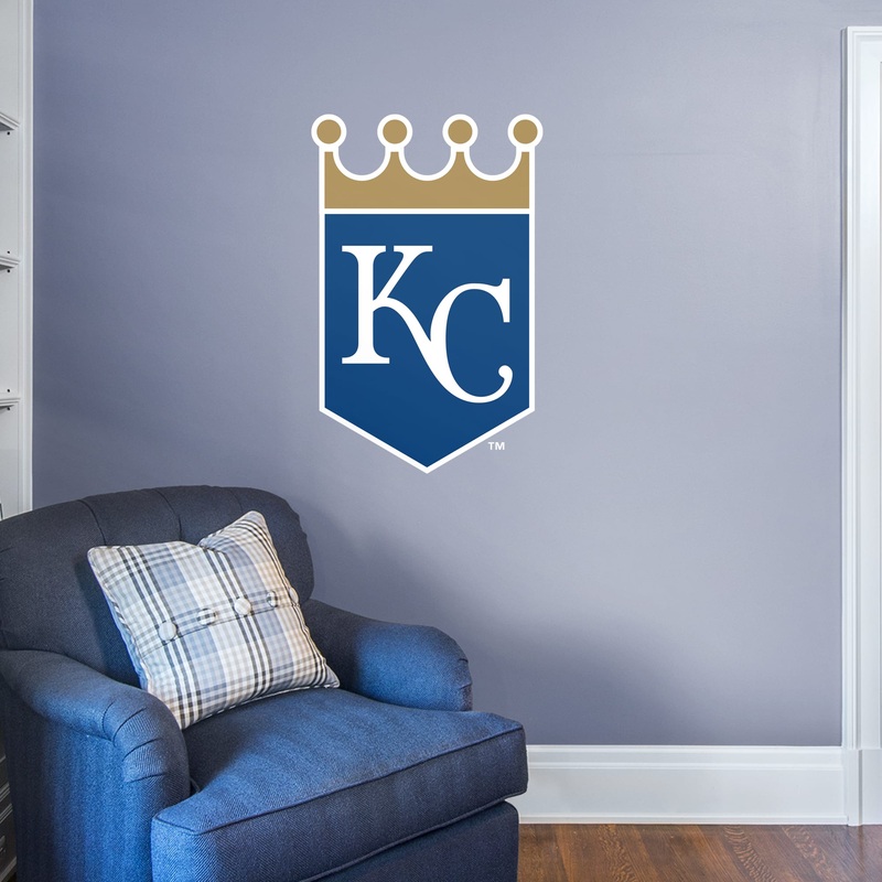 Kansas City Royals – RealBig Logo Collection – Official MLB – Reusable Vinyl Wall Decals
