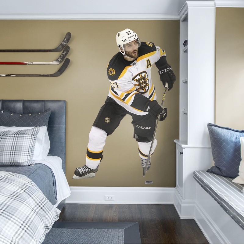 Patrice Bergeron – RealBig Collection – Official NHL – Boston Bruins – Reusable Vinyl Wall Decals #1