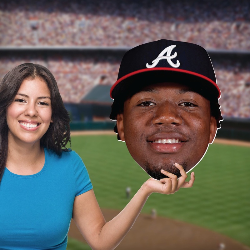 Ronald Acua Jr. – Big Head – Official MLB – Atlanta Braves – Foam Core Cutout
