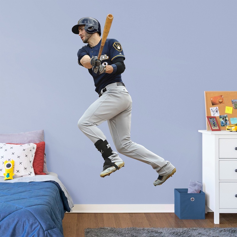 Ryan Braun – RealBig Collection – Official MLB – Milwaukee Brewers – Reusable Vinyl Wall Decals
