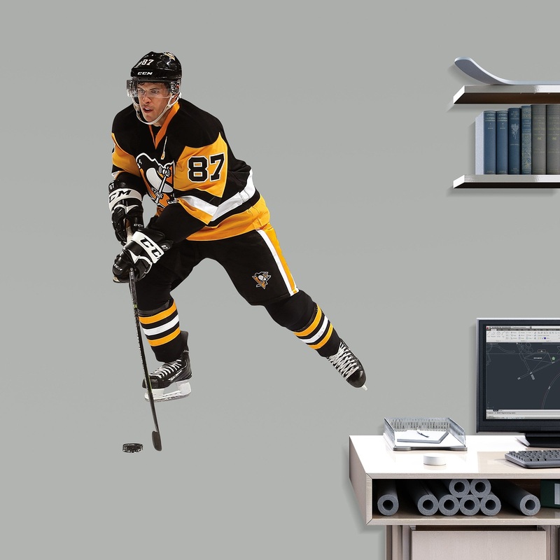 Sidney Crosby – RealBig Collection – Official NHL – Pittsburgh Penguins – Reusable Vinyl Wall Decals #1