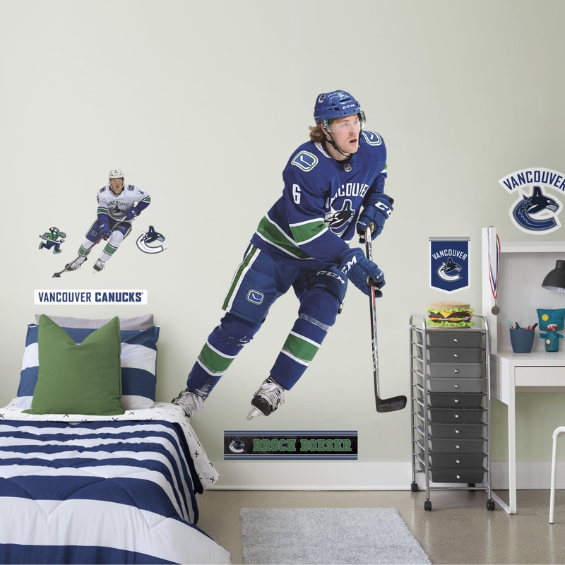 Brock Boeser – RealBig Collection – Official NHL – Vancouver Canucks – Reusable Vinyl Wall Decals #1