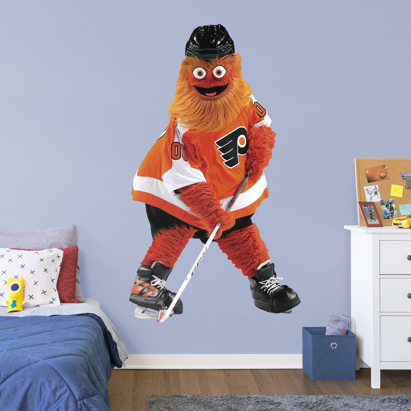 Gritty Mascot – RealBig Collection – Official NHL – Philadelphia Flyers – Reusable Vinyl Wall Decals #1