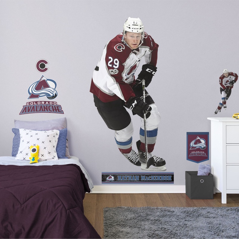Nathan MacKinnon – RealBig Collection – Official NHL – Colorado Avalanche – Reusable Vinyl Wall Decals #1