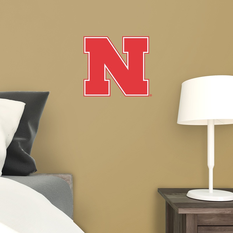 Nebraska Cornhuskers – RealBig Logo Collection – Official NCAA – Reusable Vinyl Wall Decals