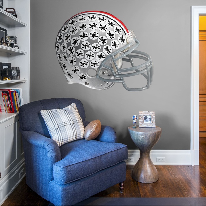 Ohio State Buckeyes – RealBig Buckeye Leaf Helmet Collection – Official NCAA – Reusable Vinyl Wall Decals