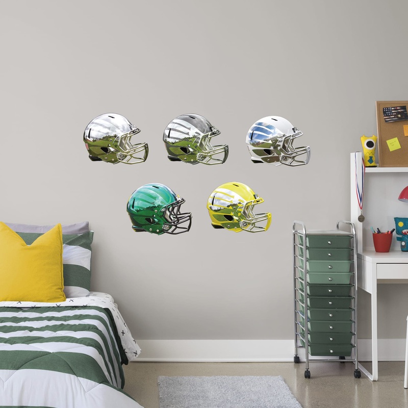 Oregon Ducks – RealBig Helmet Collection – Official NCAA – Reusable Vinyl Wall Decals