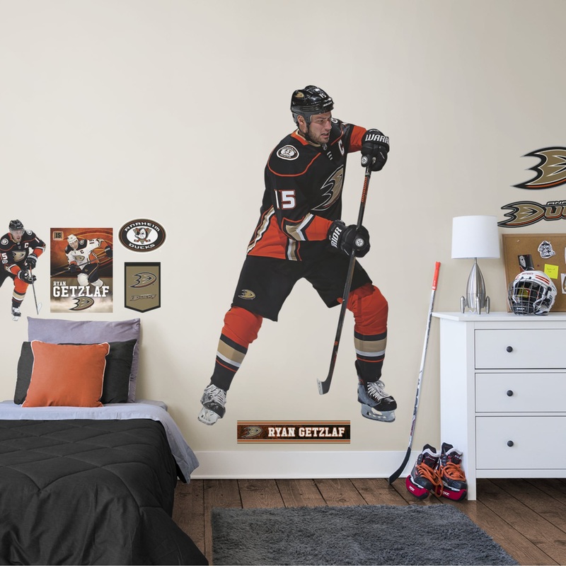 Ryan Getzlaf – RealBig Collection – Official NHL – Anaheim Ducks – Reusable Vinyl Wall Decals