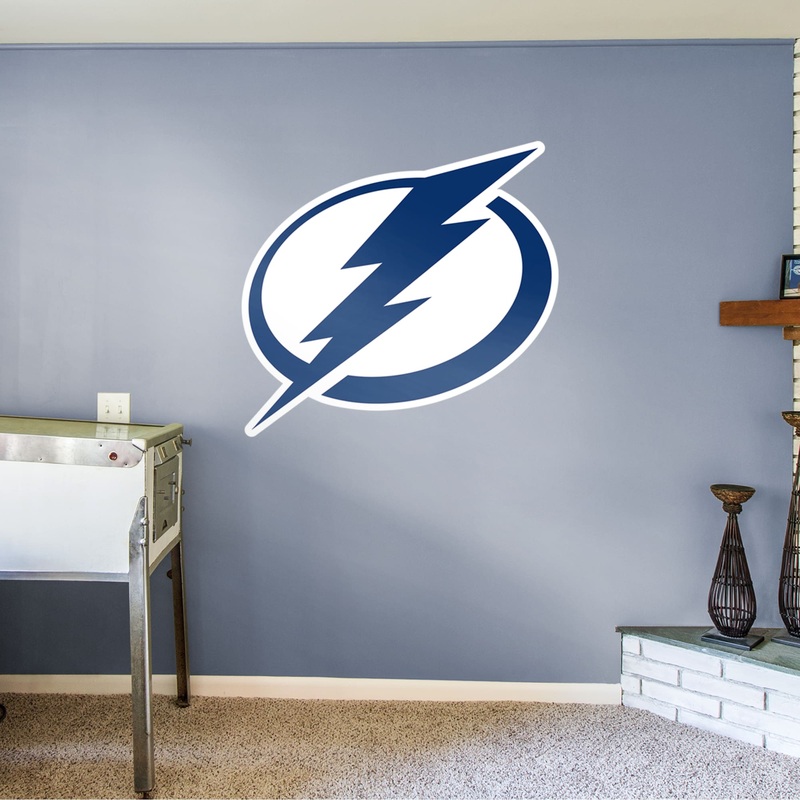 Tampa Bay Lightning – RealBig Logo Collection – Official NHL – Reusable Vinyl Wall Decals