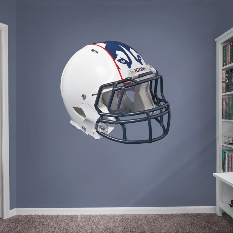 UConn Huskies – RealBig Helmet Collection – Official NCAA – Reusable Vinyl Wall Decals