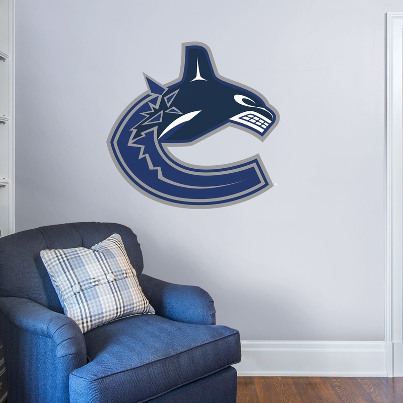 Vancouver Canucks – RealBig Logo Collection – Official NHL – Reusable Vinyl Wall Decals