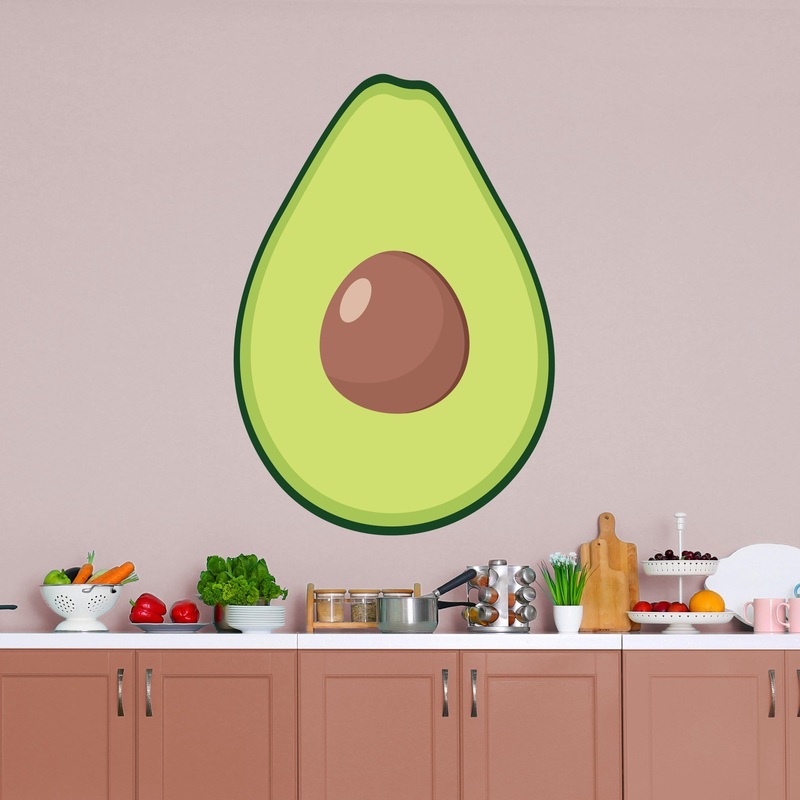 Avocado: Illustrated – Removable Vinyl Decal