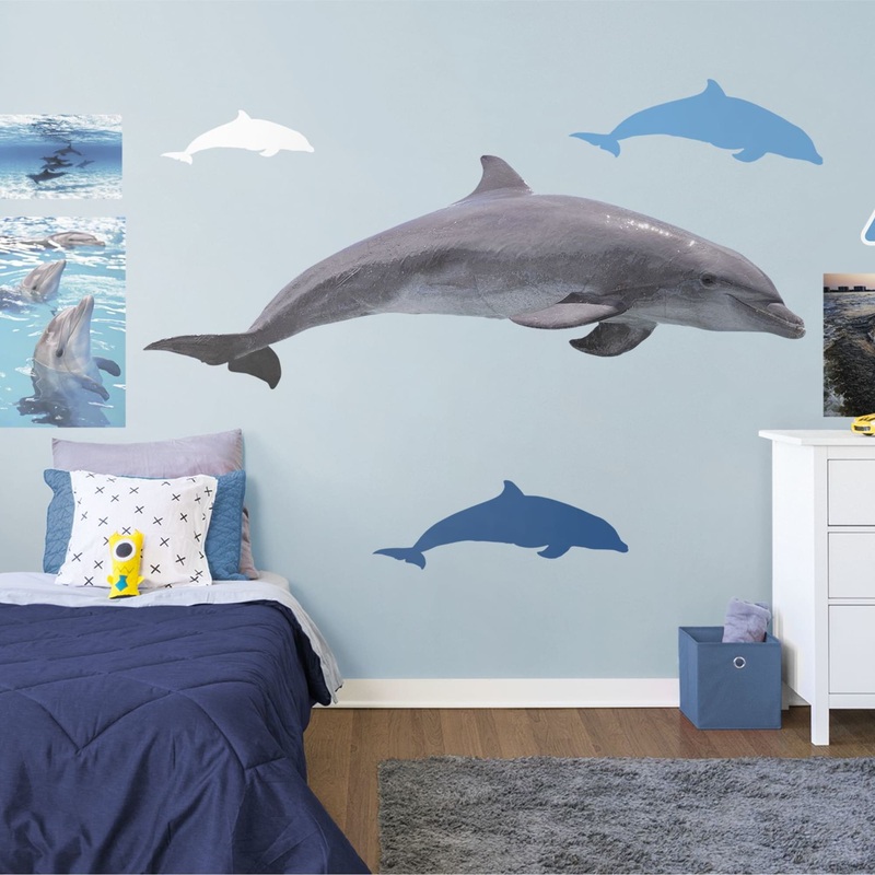 Bottle Nose Dolphin – Removable Vinyl Decal