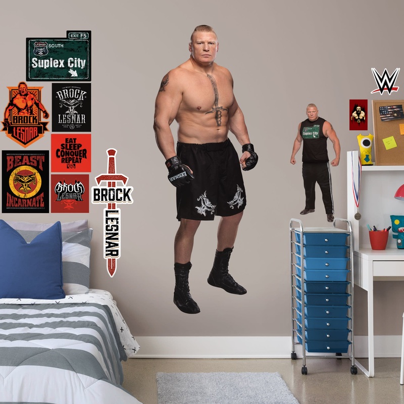Brock Lesnar – RealBig Collection – Official WWE – Reusable Vinyl Wall Decals