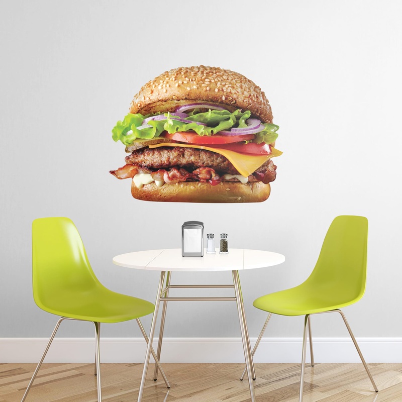Cheeseburger – Removable Vinyl Decal