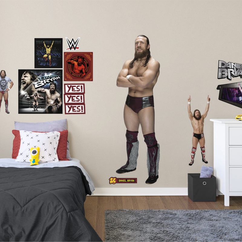Daniel Bryan – RealBig Collection – Official WWE – Reusable Vinyl Wall Decals