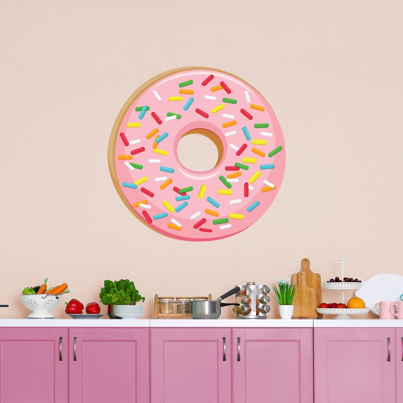 Donut: Illustrated – Removable Vinyl Decal