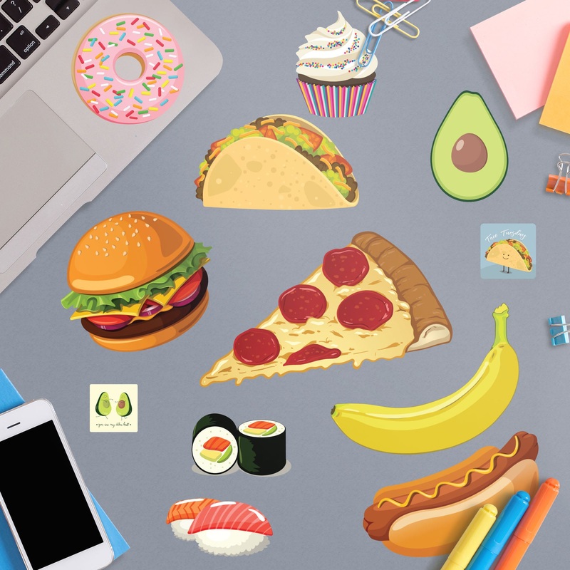 Foods: Illustrated Collection – Removable Vinyl Decals