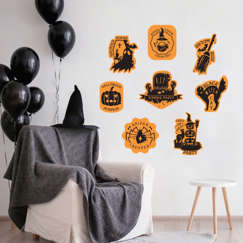 Halloween:  dcor Sign Collection – Removable Vinyl Decal