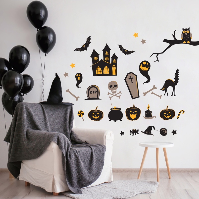 Halloween Silhouette Collection – Removable Vinyl Decal