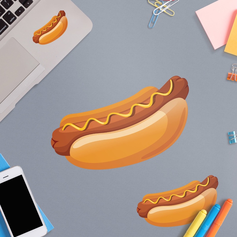 Hot Dog: Illustrated Collection – Removable Vinyl Decals