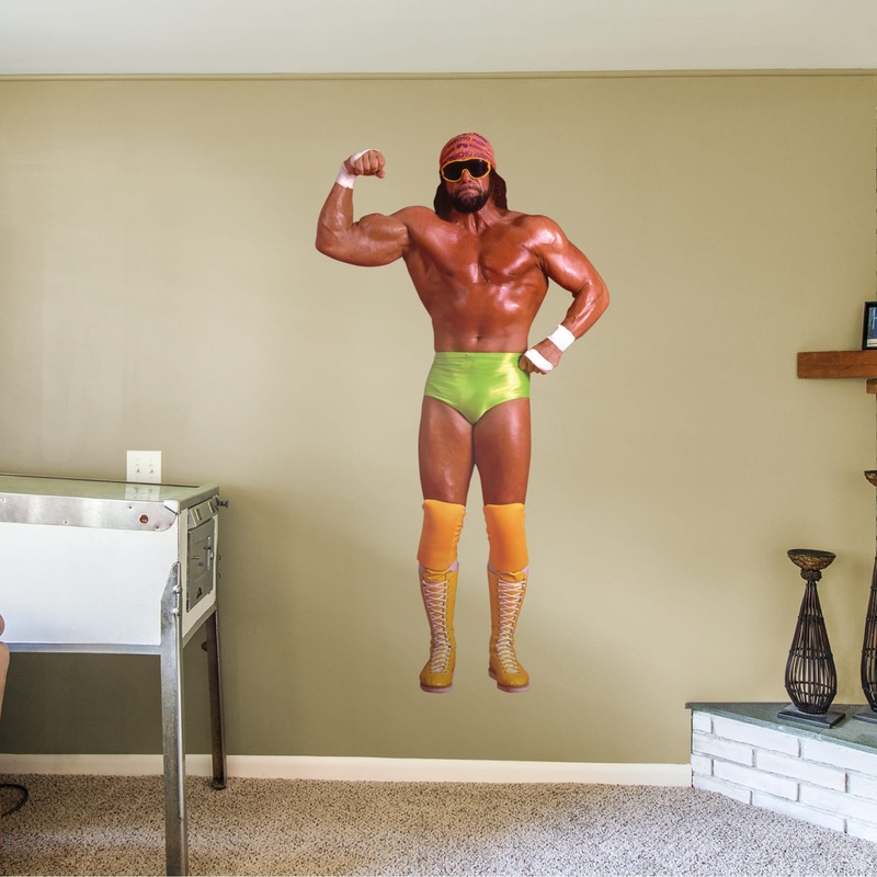 Macho Man Randy Savage – RealBig Collection – Official WWE – Reusable Vinyl Wall Decals #1