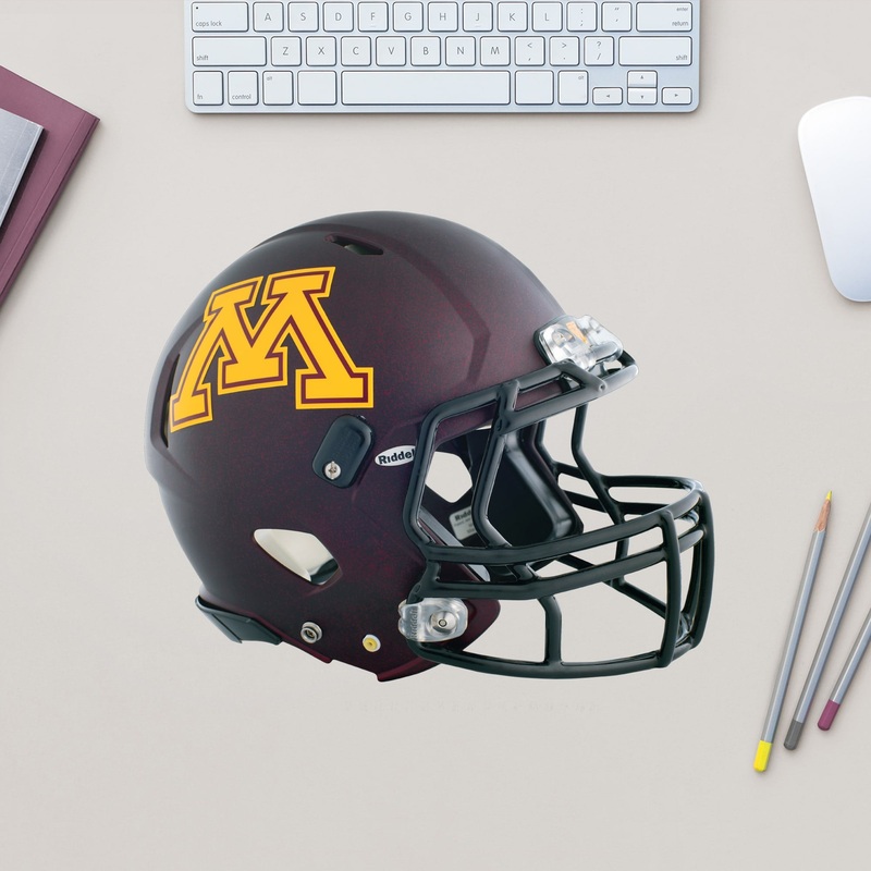 Minnesota Golden Gophers – RealBig Helmet Collection – Official NCAA – University of Minnesota – Reusable Vinyl Wall Decals