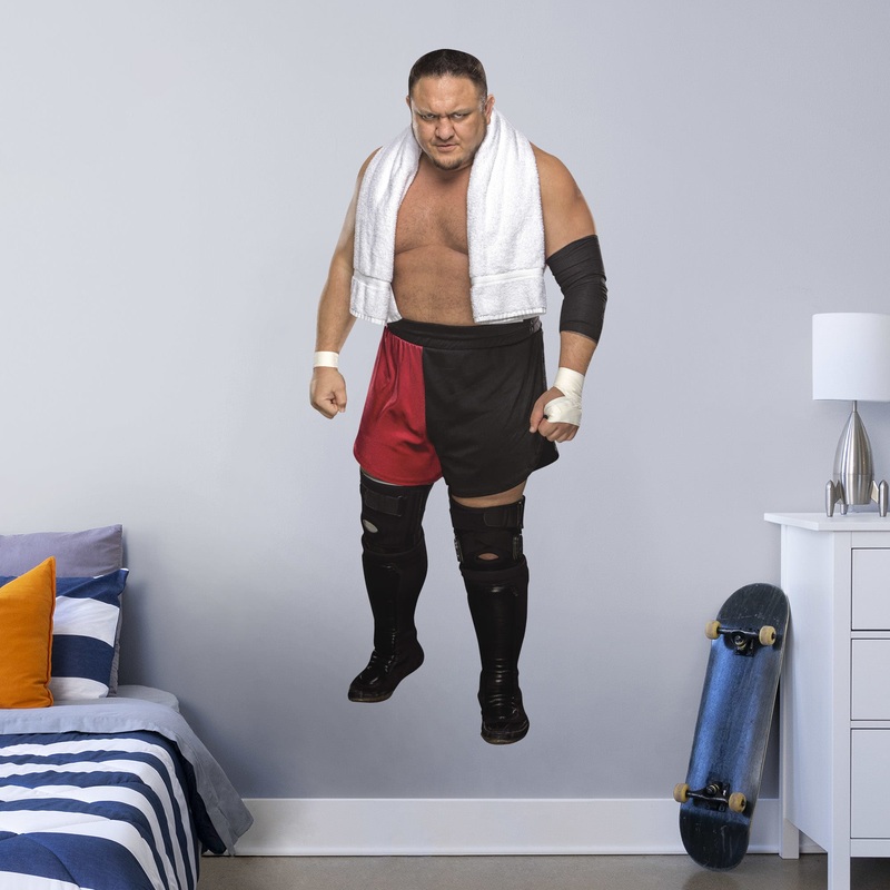 Samoa Joe – RealBig Collection – Official WWE – Reusable Vinyl Wall Decals