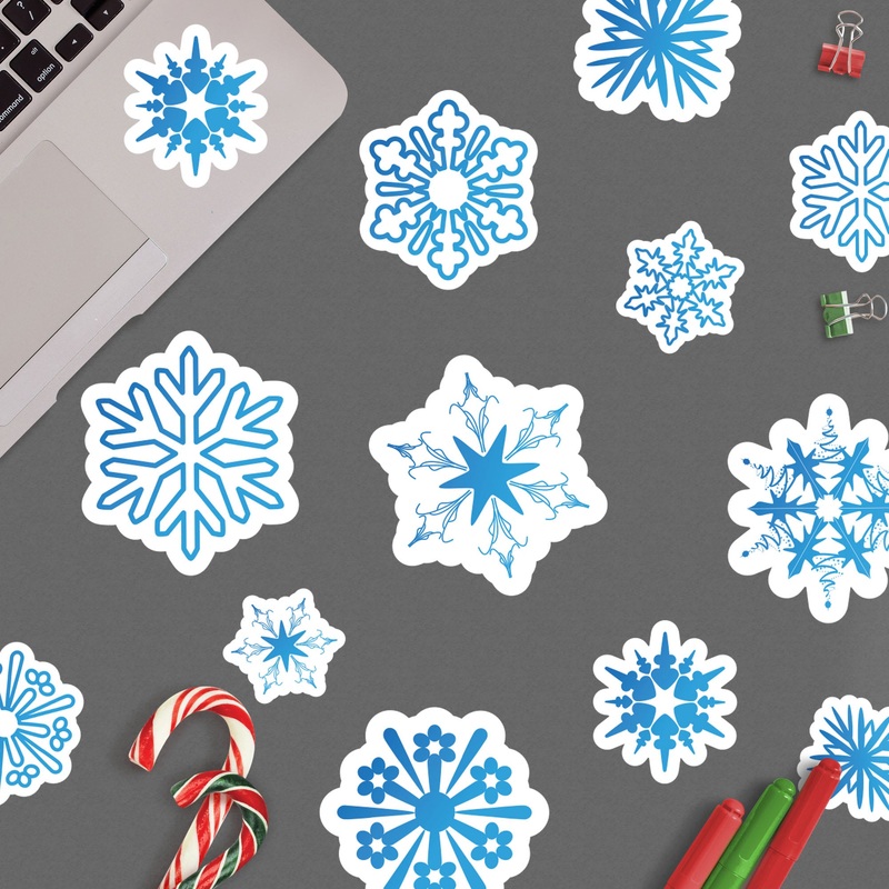 Snowflake: Paper Collection – Removable Vinyl Decal