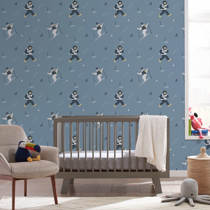 Yeti & Bigfoot – Peel & Stick Wallpaper