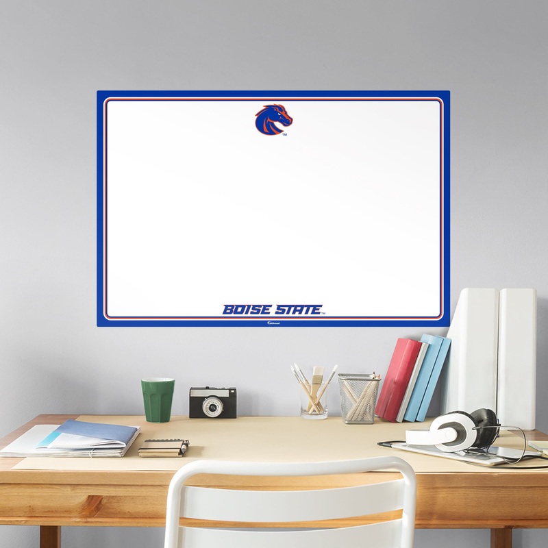 Boise State Broncos – Dry Erase Whiteboard – Official NCAA – Reusable Vinyl Wall Decal