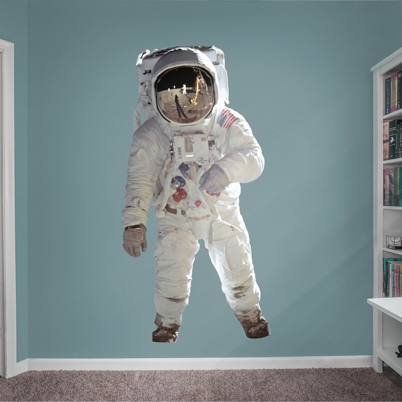 Buzz Aldrin – Astronaut – RealBig Collection – Official NASA – Reusable Vinyl Wall Decals