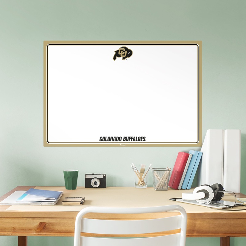 Colorado Buffaloes – Dry Erase Whiteboard – Official NCAA – Reusable Vinyl Wall Decal