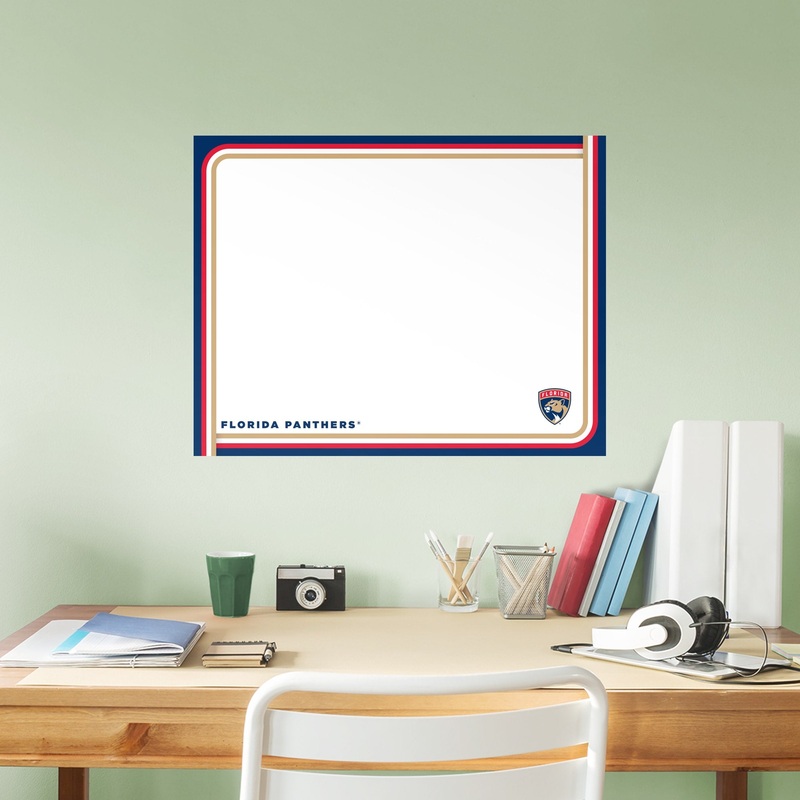 Florida Panthers – Dry Erase Whiteboard – Official NHL – Reusable Vinyl Wall Decal