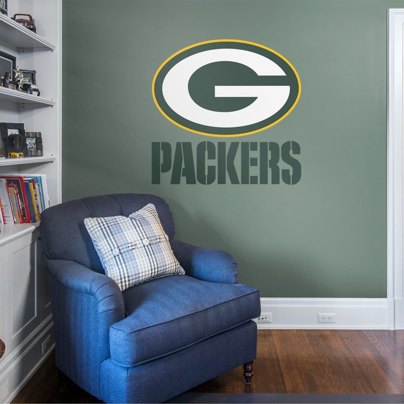 Green Bay Packers – Logo – With Personalized Name – Official NFL – Reusable Vinyl Transfer Decal #1