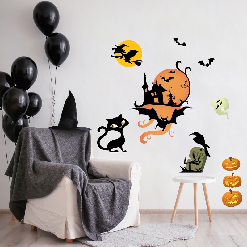 Halloween: Spooky Cool Collection – Removable Wall Decals
