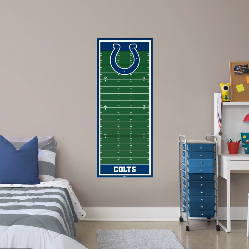 Indianapolis Colts – Growth Chart – Official NFL – Reusable Vinyl Wall Decal