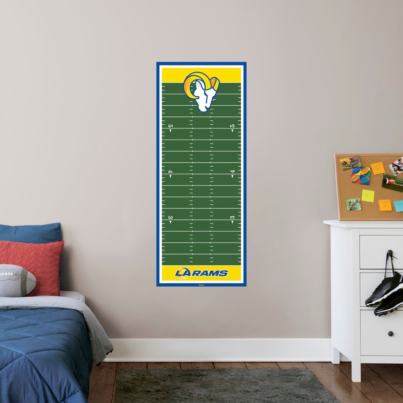 Los Angeles Rams – Growth Chart – Official NFL – Reusable Vinyl Wall Decal