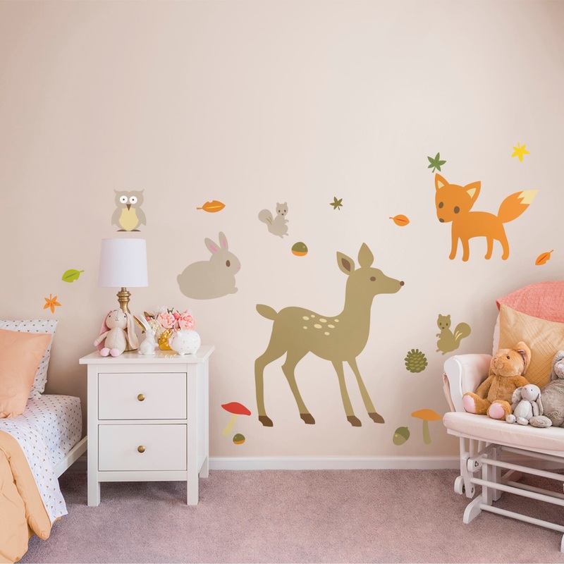 Nursery: Woodland Theme Collection – Removable Wall Decals