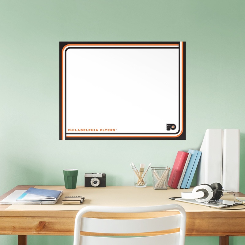 Philadelphia Flyers – Dry Erase Whiteboard – Official NHL – Reusable Vinyl Wall Decal