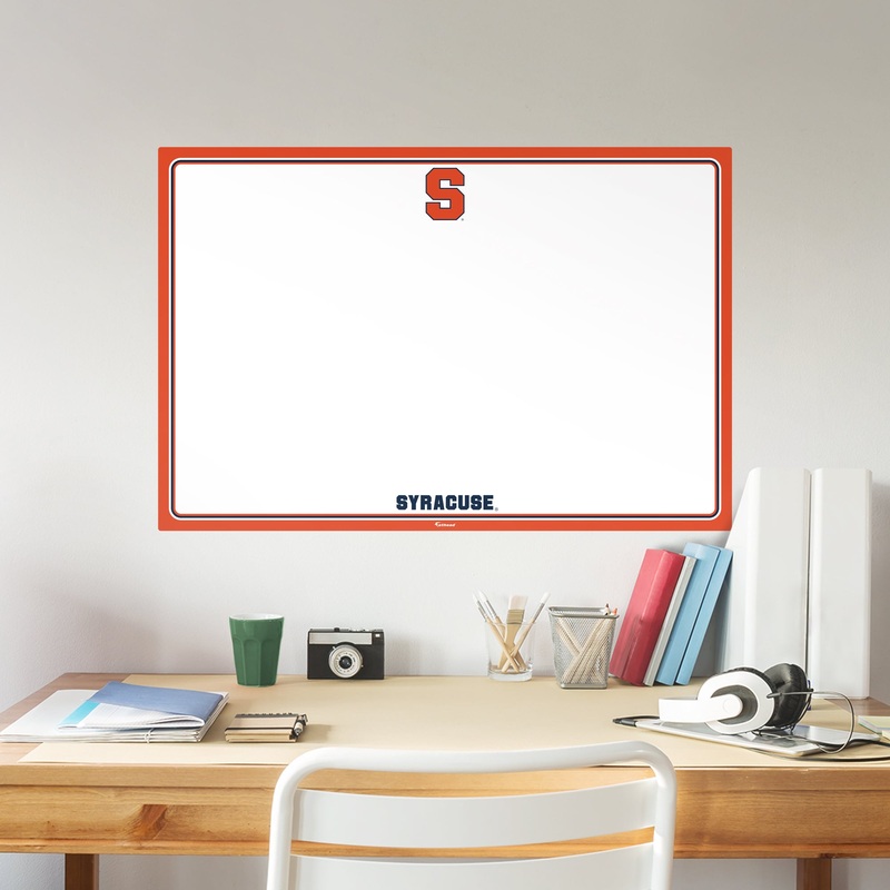 Syracuse Orange – Dry Erase Whiteboard – Official NCAA – Reusable Vinyl Wall Decal