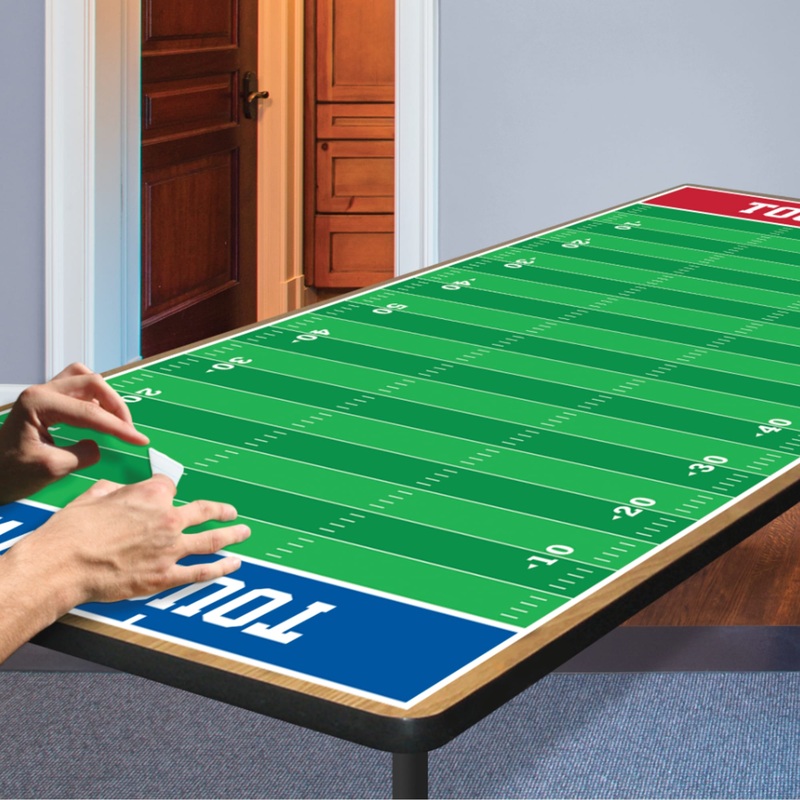 Tabletop Paper Football Field – Removable Dry Erase Vinyl Decal