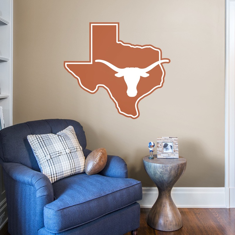 Texas Longhorns: State of Texas – Officially Licensed Removable Wall Decal
