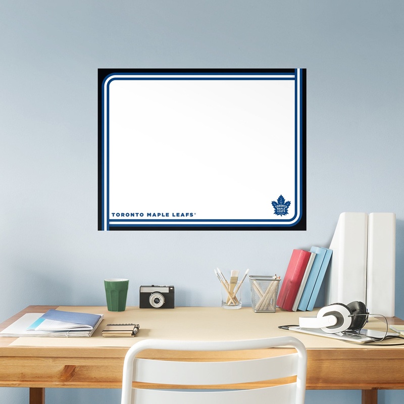 Toronto Maple Leafs – Dry Erase Whiteboard – Official NHL – Reusable Vinyl Wall Decal