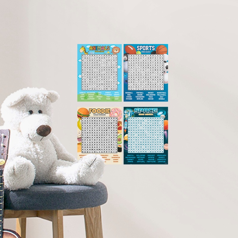 Word Search Collection – Removable Dry Erase Vinyl Decal