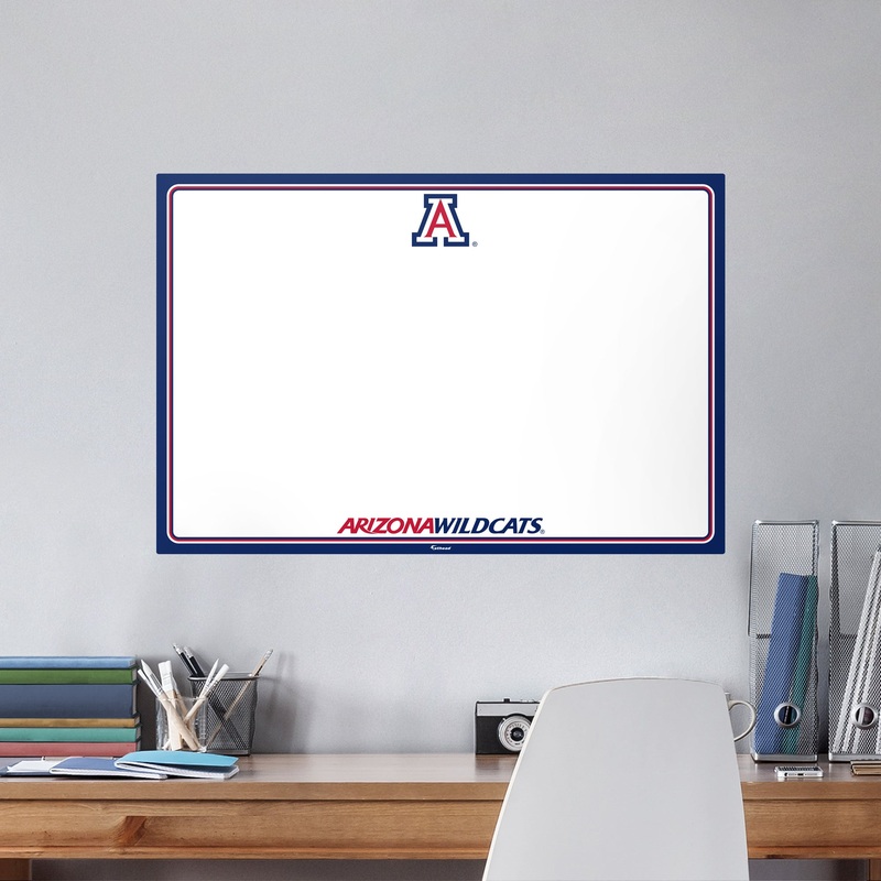 Arizona Wildcats – Dry Erase Whiteboard – Official NCAA – Reusable Vinyl Wall Decal