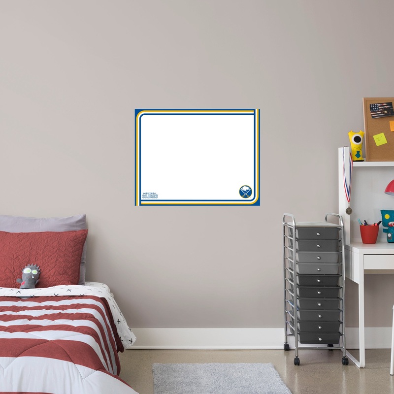 Buffalo Sabres – Dry Erase Whiteboard – Official NHL – Reusable Vinyl Wall Decal #1