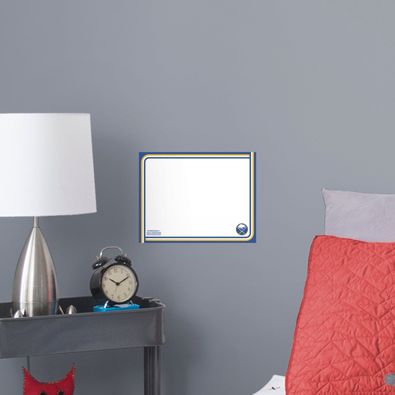 Buffalo Sabres – Teammate – Dry Erase Whiteboard – Official NHL – Reusable Vinyl Wall Decal