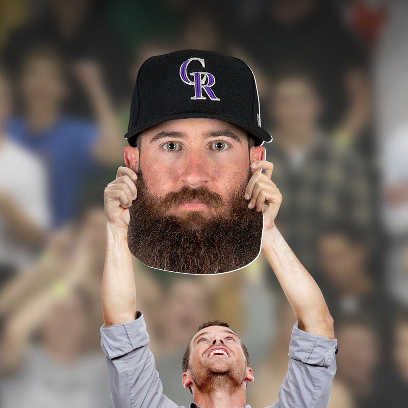 Charlie Blackmon – Big Head – Official MLB – Colorado Rockies – Foam Core Cutout