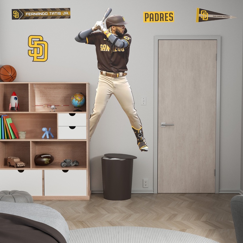 Fernando Tats Jr. – RealBig Collection – Official MLB – San Diego Padres – Reusable Vinyl Wall Decals